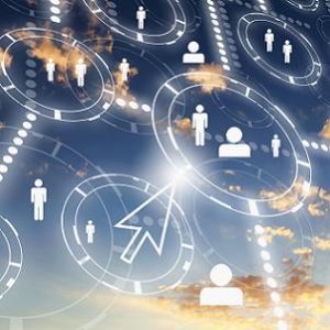 human figures as a symbol of social network